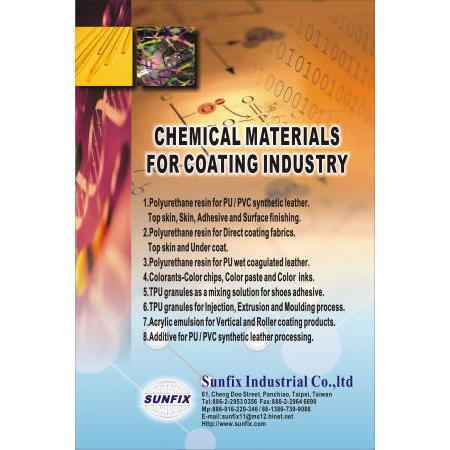 CHEMICAL MATERIALS FOR COATING INDUSTRY (PRODUITS CHIMIQUES DE REVETEMENT DE L`INDUSTRIE)