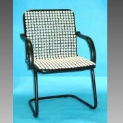 HEALTHY WOODEN-BEADED OFFICE CHAIR (SAINS EN BOIS perlés à CHAISE DE BUREAU)