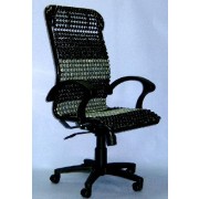 HEALTHY WOODEN-BEADED OFFICE CHAIR (SAINS EN BOIS perlés à CHAISE DE BUREAU)