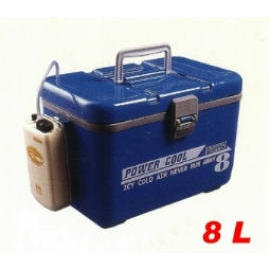 Fishing tackle box--pump