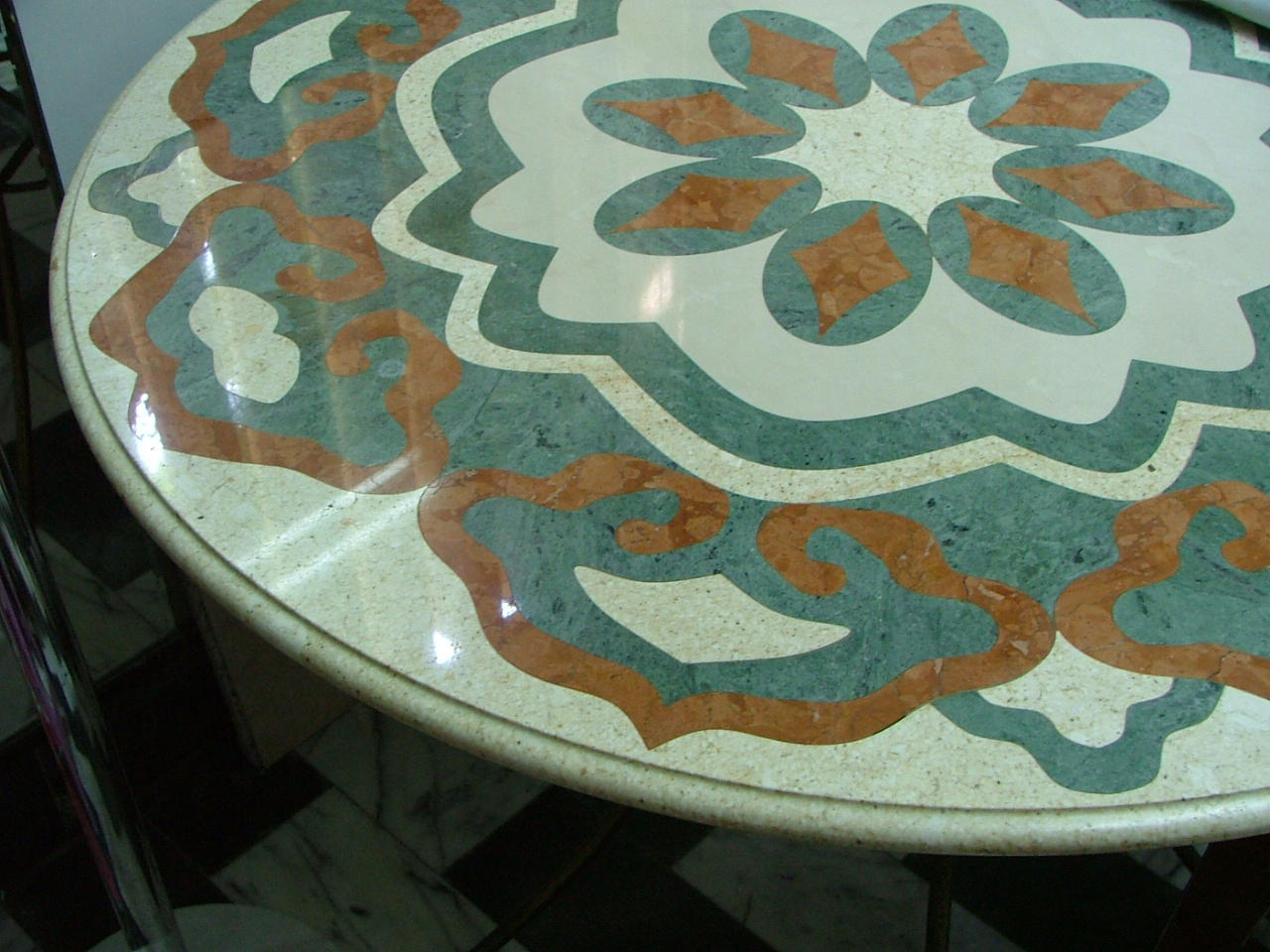 Marble table Top (Table de marbre Haut)