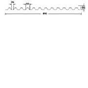Mid-Round Corrugated PC Sheet (La mi-ronde ondulé PC Parts)