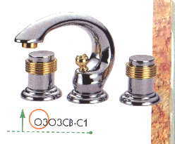 Widespread Lavatory Faucet (Robinet de lavabo)