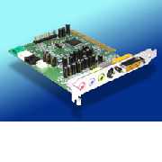 5+1 channel Home Theater AC3 Sound Card; A3D & EAX Compatible (5 +1 Kanal Heimkino-AC3 Sound-Karte, A3D und EAX-kompatibel)
