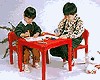 Children table set (Enfants tableau figurant)