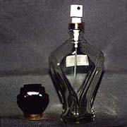 Perfume Bottle, Crimp Pump With Cap