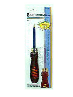 8 pc Screwdriver with Telescoping Pick-up Tool (8 шт Отвертка с телескопической Pick-Up Tool)