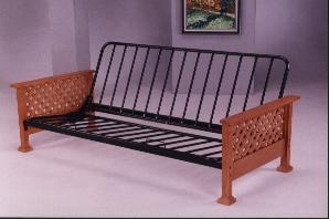 WOODEN ARM FUTON