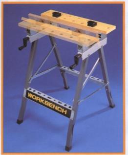 Adjustable angle work bench