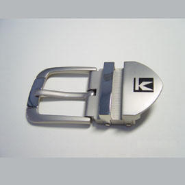 Matte Nickel-Plated Belt Buckle (Matte Nickel-Plated Belt Buckle)