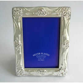 silver metal photo frame, gift, souvenir