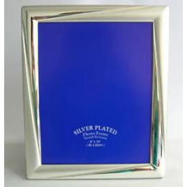 silver plated photo frame, metal photo frame & picture (silver frame plaqué photo, photo de la charpente métallique & Photo)