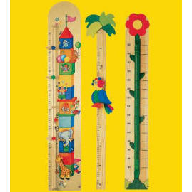 colorful wooden ruler (colorful wooden ruler)