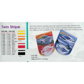 Car Body Twin Stripe(Decoration Tape) (Car Body Double Stripe (Décoration Tape))