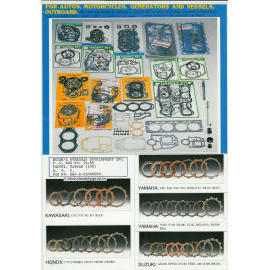 Gasket Set and clutch friction disc for motorcycles (Gasket Set et le disque de friction d`embrayage pour motos)