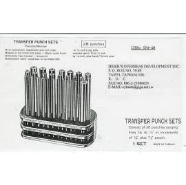 Transfer Punches Set (28pcs/set with Metal stand) (Передача Дыроколы Set (28pcs/set с подставкой))