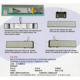 Car Multi-Position adj. Interior Mirror (Car Multi-Position adj. Rétroviseur intérieur)