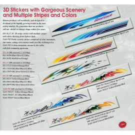 Car side 3-D stripes(Multiple Stripes & Color) (Car side 3-D stripes(Multiple Stripes & Color))