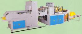 Fully automatic high speed heat cutting and sealing machine for T-SHIRT (Fully automatic high speed heat cutting and sealing machine for T-SHIRT)