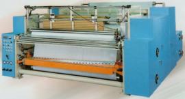 Tissue pattern-pressing, cutting & rolling machine