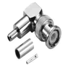 BNC RIGHT ANGLE MALE CRIMP (CRIMP CONTACT)