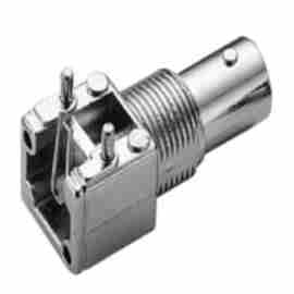 BNC RIGHT ANGLE PCB MOUNT FEMALE RECEPTACLE ( METAL HOUSING)