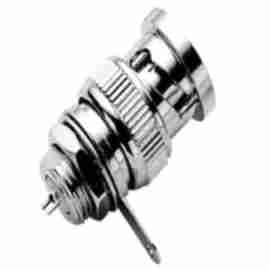 BNC STRAIGHT BULKHEAD MALE RECEPTACLE