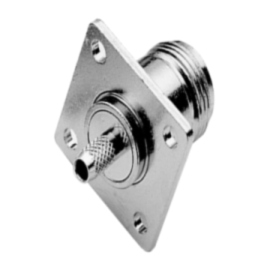 N STRAIGHT SQUARE FLANGE FEMALE CRIMP