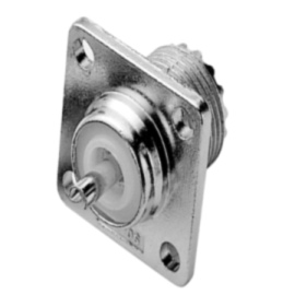 UHF SQUARE FLANGE FEMALE RECEPTACLE (UHF SQUARE FLANGE FEMALE RECEPTACLE)