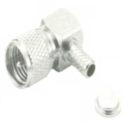 MINI-UHF RIGHT ANGLE MALE CRIMP