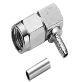 SMA RIGHT ANGLE MALE CRIMP