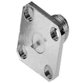 SMA SQUARE FLANGE FEMALE RECEPTACLE (TAB CONTACT)