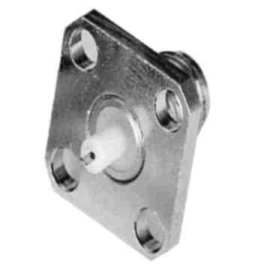 SMA SQUARE FLANGE FEMALE RECEPTACLE (FOR MICROSTRIP LINE CIRCUITS)