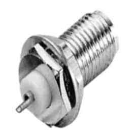 SMA STRAIGHT BULKHEAD FEMALE RECEPTACLE (REAR MOUNT)
