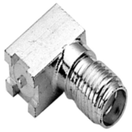 SMA RIGHT ANGLE SURFACE MOUNT FEMALE RECEPTACLE