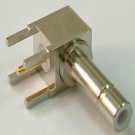 SMB RIGHT ANGLE PCB MOUNT FEMALE RECEPTACLE