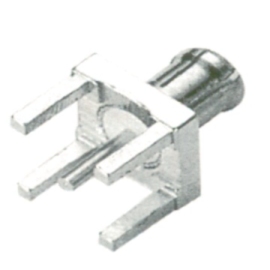 MCX STRAIGHT PCB MOUNT MALE RECEPTACLE