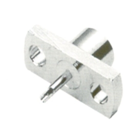 MCX 2 HOLE FLANGE FEMALE RECEPTACLE (SOLDER POT CONTACT)