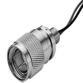 TWINAX STRAIGHT BULKHEAD MALE RECEPTACLE