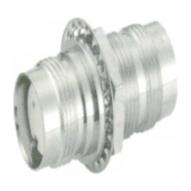 TWINAX DOUBLE FEMALE BULKHEAD
