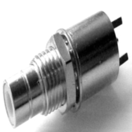 BT43 STRAIGHT MALE BULKHEAD FOR P.C.B MOUNT