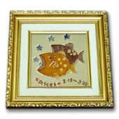 Wall Picture With Hand Painted Ceramic Pottery (Mauerbild mit handbemalten Keramik-Keramik)