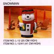 X`Mas Decoration Snowman Table Lamp (X `Mas украшение Снеговик Настольная лампа)