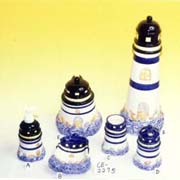 Ceramic Bathroom Set W/Light House Design (Керамические Набор для ванной комнаты Вт / Light House Дизайн)