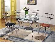 Tapered Legs Dining Set (#5134T+5118C)