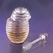 Acrylic Honey Jar with Server (Акриловые банку с медом Server)