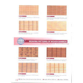 WEAVING PATTERNS OF WOVEN REED/JUTE/BAMBOO (Weaving Patterns von gewebten REED / Jute / BAMBOO)