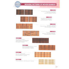 WEAVING PATTERNS OF WOVEN BAMBOO (Webmuster aus geflochtenem Bambus)