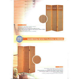 BAMBOO & WOOD FOLDING SCREENS (BAMBOO & WOOD Paravents)