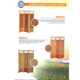 BAMBOO & WOOD FOLDING SCREENS (BAMBOO & WOOD FOLDING SCREENS)